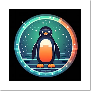 Penguin in Ornmament , Love Penguins Posters and Art